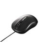BUFFALO Wired Optical Mouse 3 Button Medium Black