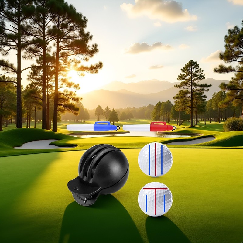 WaigN Fade-Resistant Golf Ball Liner, Advanced Design Ball Marking Tool