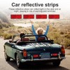 AYBUY 4Pcs Motorcycle Reflectors, Bolt Screw Rectangular Safety Reflector, Strong