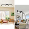 BoostArea BoostArea LED 4 Light Track Lighting Kit, Black 4