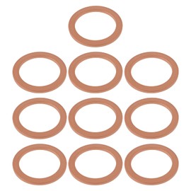 EMSea 10x Differential Fill Drain Plug Gasket Washers Compatible with Volvo Bevel Angle Gear 11998 18x24x1.5mm