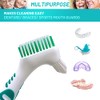 Cepillo para Dentaduras Postizas, Paquete de 4 Cepillos de Limpieza,