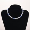 Xeyai Rhinestone Baseball Necklace for Men Women,Inspired Baseball Beaded Necklace