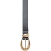Urban Classics Women's Belt, Black/Gold