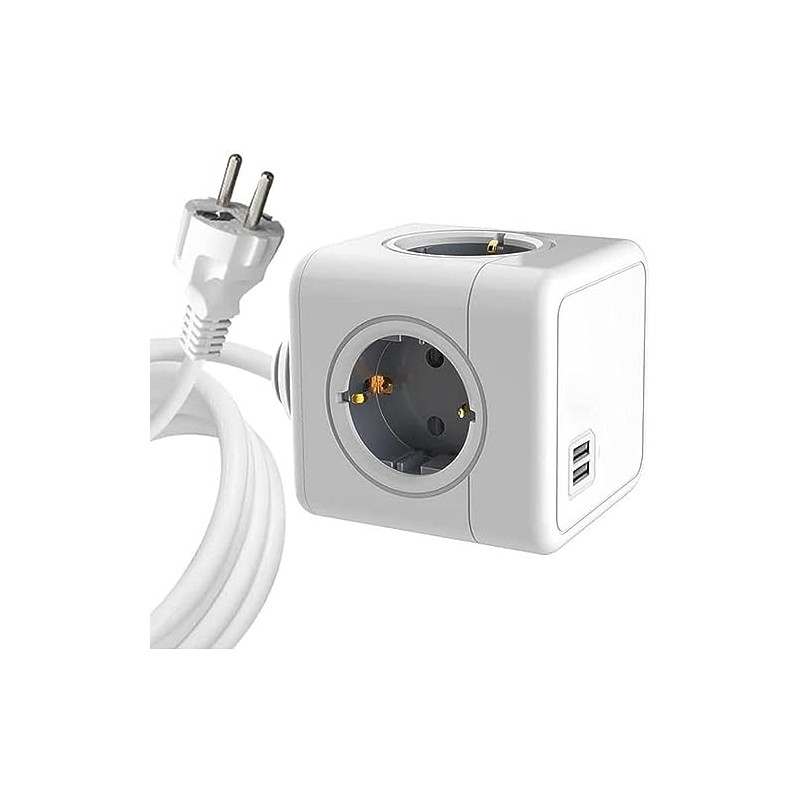 MicroConnect PowerCube. 4 Schuko outlets.