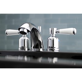 Kingston Brass KB8951DPL Paris Mini-Widespread Bathroom Faucet, Polished Chrome