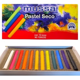 Estuche Especial Pastel Seco c/12 colores | Marca MUSSA | Gises, Tizas, Pasteles Secos, Estuche Gises | Se deslizan como "mantequilla". Gises Pastel Calidad Premium