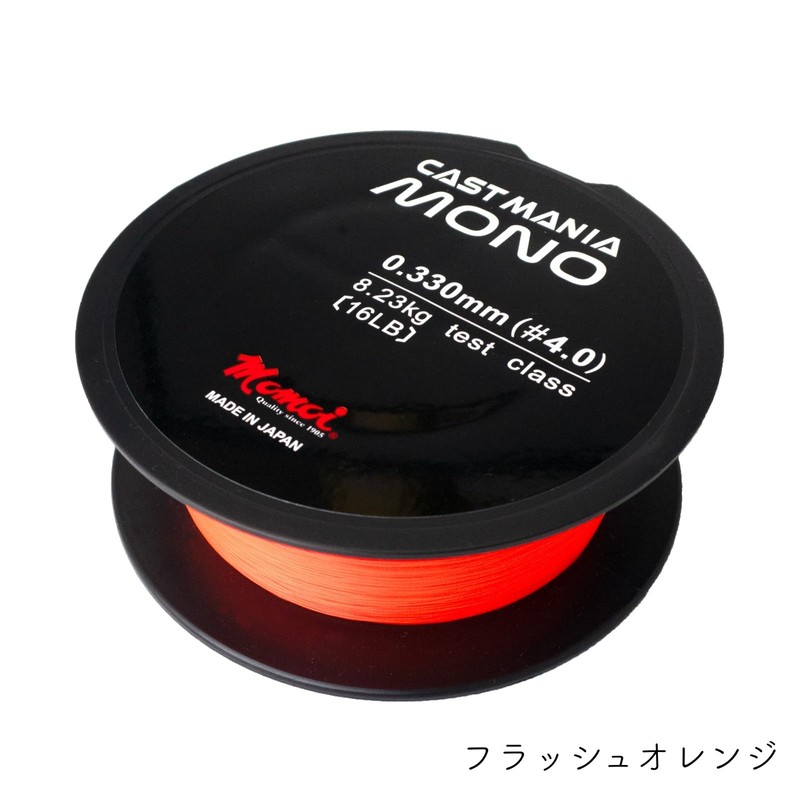 Momoi Fishing Cast Mania Mono (Flash Orange, No. 6)