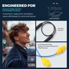 MIPEACE Bluetooth Earplug Headphones, Neckband Wireless Earbuds earplugs-29db Noise Reduction