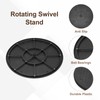sourcing map 12 Inch Rotating Swivel Stand with Steel Ball