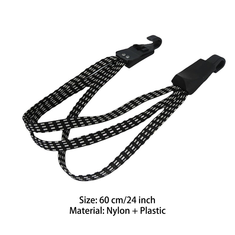 3 Pcs Bike Bungee Cords 3 in 1 Strap Rope