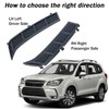 JESYMBX For Subaru Forester 2014-2019 Front bumper Fog Light Bezel