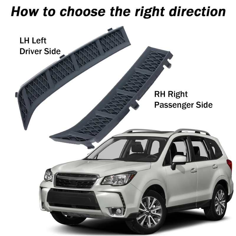 JESYMBX For Subaru Forester 2014-2019 Front bumper Fog Light Bezel