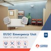 Lithonia Lighting Basics LED Emergency Light, Dual Adjustable Heads, Wall
