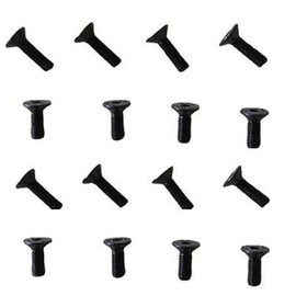 16 PCS 4 Sizes Steel Screws Set Compatible with Holosun Battery Tray and Other Makes (Mounting Tool Included)