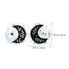 FUNOMOCYA 3sheets Bird Collision Prevention Static Window Cling Glass Alert
