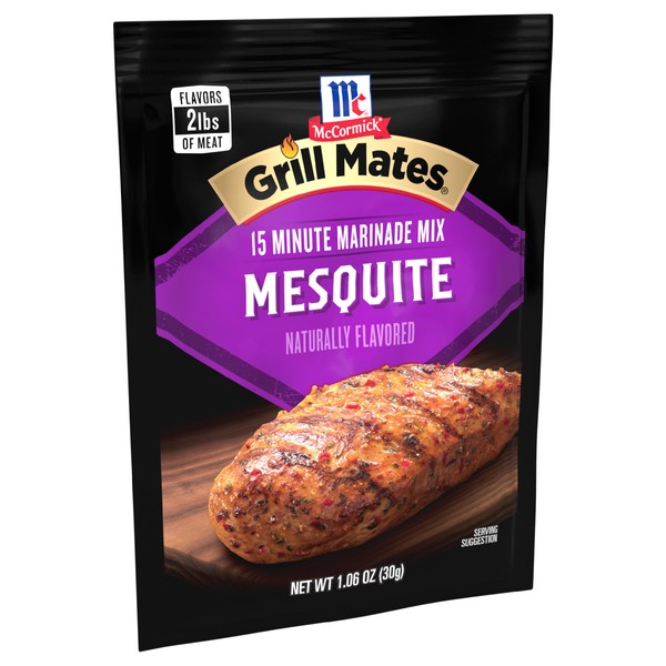 McCormick Grill Mates Mesquite Marinade Mix, 1.06 oz (Pack of 12)