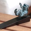 Brass Happy Laughing Frog Doorstop Door Stop Stopper Wedge New
