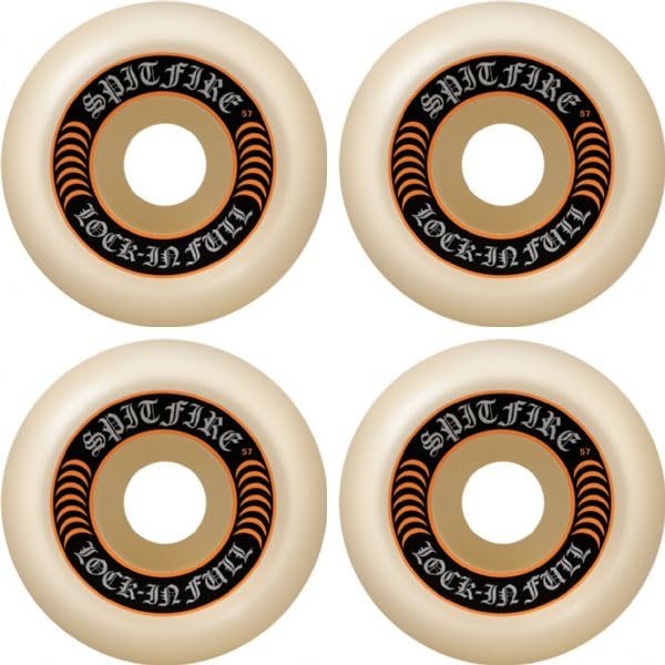 Spitfire Wheels Formula Four Lock-in Full Natural/Orange Skateboard Wheels -