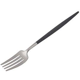 Cutipol GOA GO04 Table Fork, Black, 8.4 inches (21.3 cm),