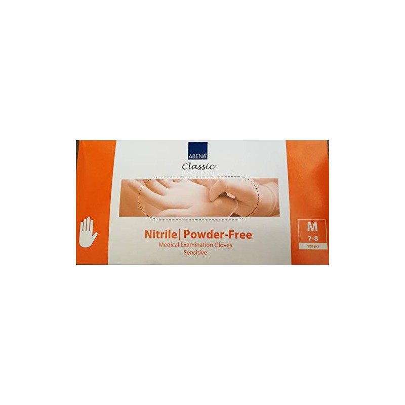 Nitrile Unster.Gloves Powder-Free Size M White