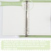 LIMEQKI Notebook A5 Ring Binder, Bullet Line Journal, Removable Spiral