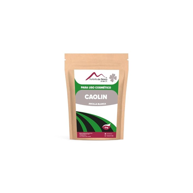 Arcilla Blanca Caolín Mascarillas 1 Kg