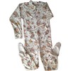 Babies Nursery Print Footie Jammies in Size Medium