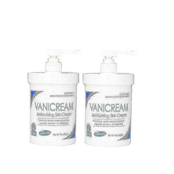 Vanicream Skin Cream With Pump Dispenser 16 oz (Pack of 2)