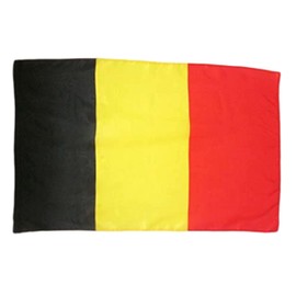 Belgium Flag 2' x 3' for a pole - Belgian flags 90 x 60 cm - Banner 2x3 ft with hole light polyester - AZ FLAG
