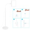 5X Floor Magnifying Glass with Light and Stand, 36 LEDs