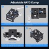 Nitze Quick Release NATO Clamp with 1/4” Screws and Removable