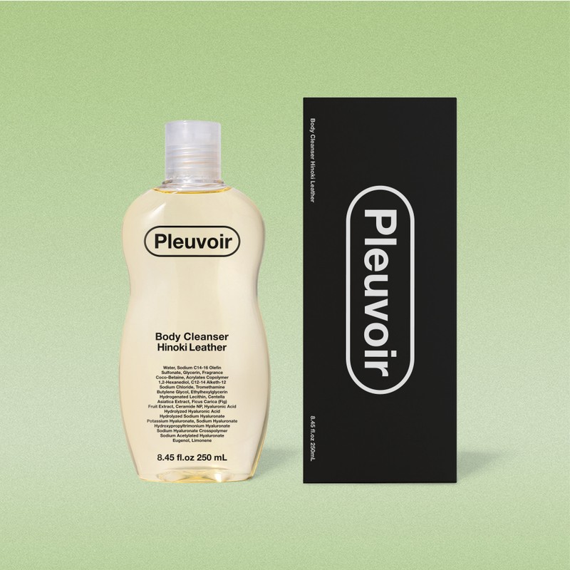 Pleuvoir Body Cleanser 250mL - Hinoki Leather 250mL