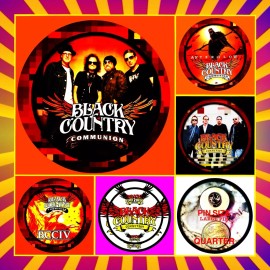 BLACK COUNTRY COMMUNION ENGLISH AMERICAN HARD ROCK FIVE HARD ROCK LARGE PIN
