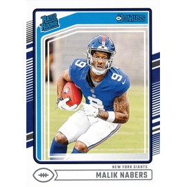 2024 Panini Donruss Football #383 Malik Nabers Rookie Card Giants - Rated Rookie