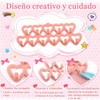 Caja de almacenamiento para lazos de niña, colgador de diademas,