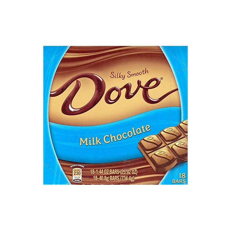 Dove Milk Chocolate Bars - 18 ct.