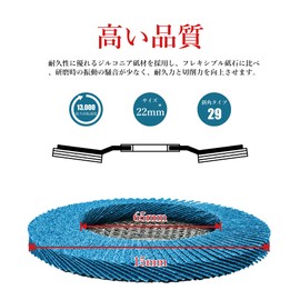 EZARC Spark Discs for Disc Grinders 3.9 x 0.6 inches (100 x 15 mm), 60 Grit Polishing Discs Zirconia Type for Stainless Steel, Cast Iron, Sheet Metal, 10 Pieces