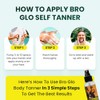 Bro Glo Self Tanner for The Boys - Quick Application