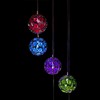 Alpine Corporation RGG648SLR Solar Hanging Gem Sphere Mobile with LED