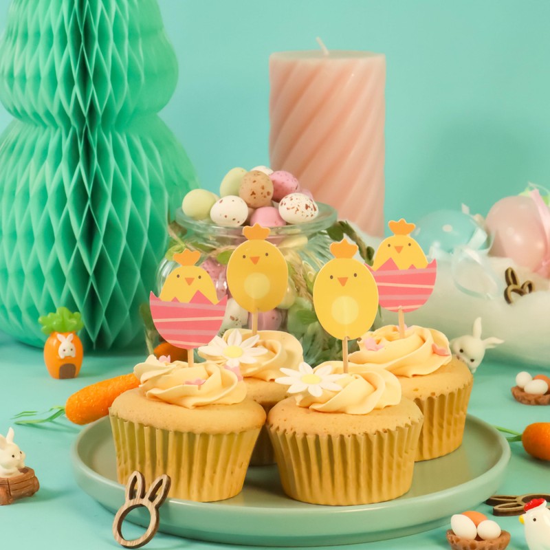 PME Easter Cupcake Toppers - Chicks, Set of 24