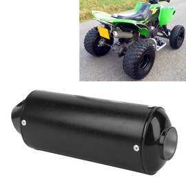 Pit Bike 125 cc Exhaust Pit Bike Exhaust Pit Bike Exhaust Pit Bike Exhaust Pit Bike Muffler Exhaust 32 mm 1.3 Inch Exhaust Pipe Silencer Black for 90 CC 110 CC 125 CC 150 C