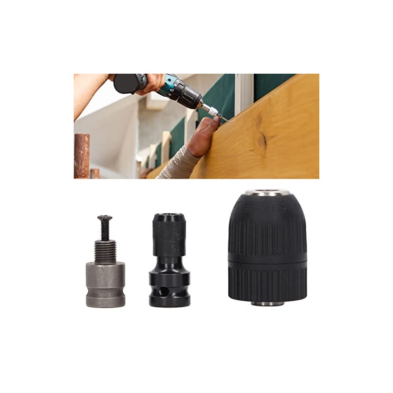 Impact Driver Drill Chuck, Self-Locking Keyless Chuck, Electric Impact Wrench,