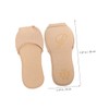 VICASKY 2Pairs Non Slip Forefoot Socks Breathable Compact Toe Pads