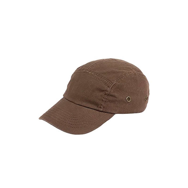 New Hattan Jet Cap, Men's Hat, 100% Cotton, Stone-washed Military