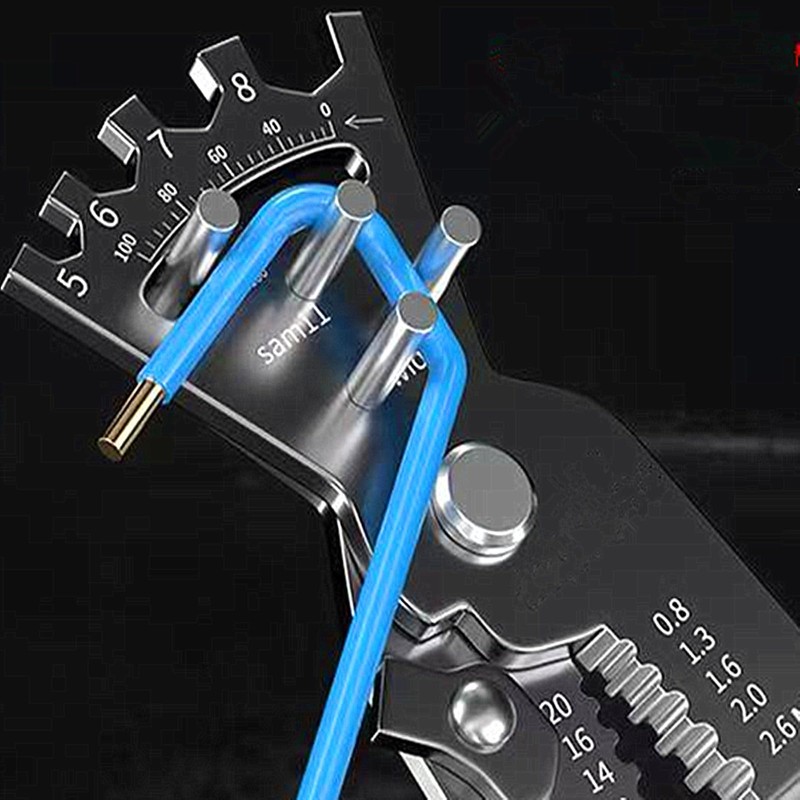 Multi functional electrician distribution pliers with wrench and multi angle