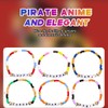 AICase per regali One Piece Merch,6 braccialetti dell'amicizia