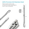 HaimiLiya Cuticle Pusher Dual-end Dead Skin Nail Pusher Nail Dirt