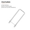 DTGN M8x60x200mm (Screw Diameter x Width x Length) Square U-Bolt