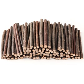 LAZACA Wooden Sticks Crafts Twigs for Crafting Natural Wood Unfinished 50pcs 0.6-0.8cm 10cm Craft Branches Photo Props Home Decor DIY